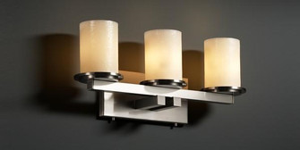 Dakota 3-Light Straight-Bar Bath Bar (254|CNDL-8773-14-CREM-MBLK)