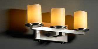 Dakota 3-Light Straight-Bar Bath Bar (254|CNDL-8773-10-AMBR-DBRZ)