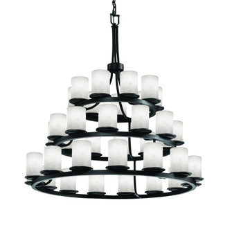 Dakota 36-Light 3-Tier Ring Chandelier (254|CLD-8712-10-MBLK)
