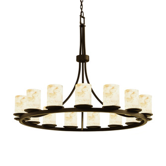 Dakota 15-Light 1-Tier Ring Chandelier (254|ALR-8715-10-DBRZ)