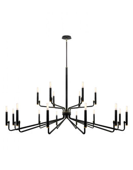Bedford 57'' 2-Tier 18-Light Chandelier (254|NSH-8186-MBBR)