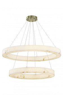 Medley 42'' LED Two-Tier Ring Pendant (254|FAL-8228-BRSS)