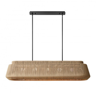 Nido 54'' Natural Rope Linear Pendant (254|ECO-8299-MBLK)