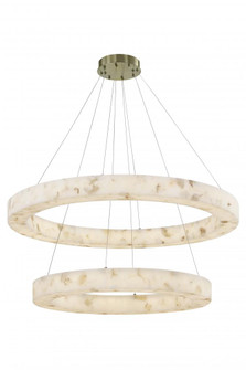 Medley 42'' LED Two-Tier Ring Pendant (254|ALR-8228-BRSS)
