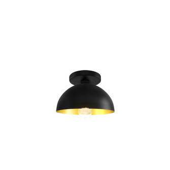 Elias 9'' 1-Light Dome Semi-Flush (254|NSH-9849-CBGD)