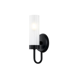 Anchor ADA 1-Light Wall Sconce (254|FSN-4341-CLFR-MBLK)