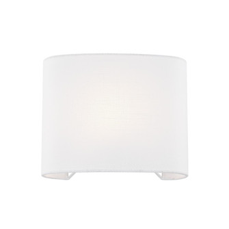 ADA Wide Oval Fabric Wall Sconce (254|FAB-8855-WHTE) ADA Wide Oval Fabric Wall Sconce (254|FAB-8855-WHTE)