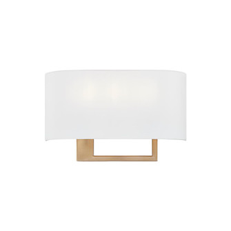 Callie ADA 3-Light Wall Sconce (254|FAB-4334-WHTE-BRSS)