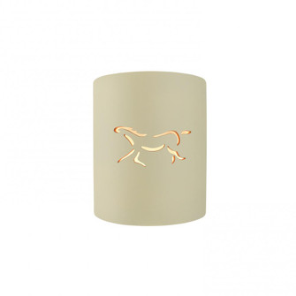 Sun Dagger Small Cylinder - Open Top & Bottom (Outdoor) (254|CER-9010W-VAN-HRSE)