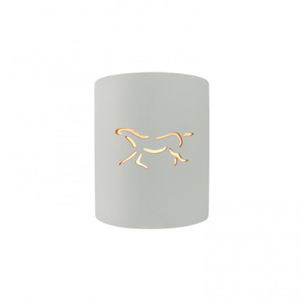 Sun Dagger Small Cylinder - Open Top & Bottom (Outdoor) (254|CER-9010W-MAT-HRSE)