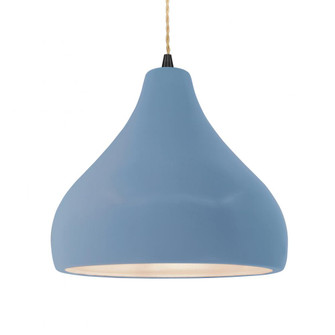 Large Droplet 1-Light Pendant (254|CER-6565-SKBL-MBLK-BEIG-TWST)