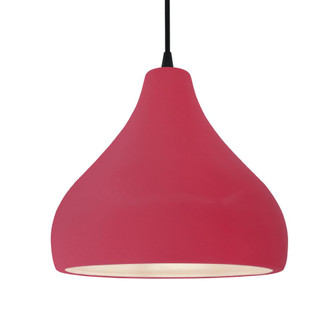 Large Droplet LED Pendant (254|CER-6565-CRSE-MBLK-BKCD-LED1-700)