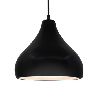Large Droplet LED Pendant (254|CER-6565-CRB-MBLK-BKCD-LED1-700)