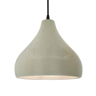 Large Droplet 1-Light Pendant (254|CER-6565-CKC-MBLK-BKCD)