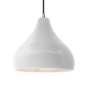 Large Droplet 1-Light Pendant (254|CER-6565-BIS-NCKL-BKCD)