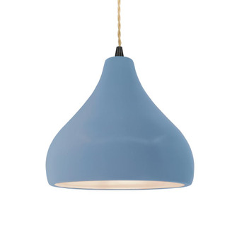 Medium Droplet 1-Light Pendant (254|CER-6563-SKBL-MBLK-BEIG-TWST-LED1-700)
