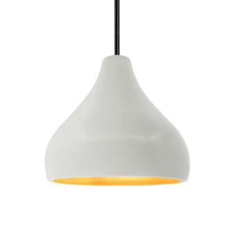 Medium Droplet 1-Light Pendant (254|CER-6563-MTGD-MBLK-RIGID)