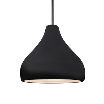 Medium Droplet 1-Light Pendant (254|CER-6563-BKMT-NCKL-RIGID-LED1-700)