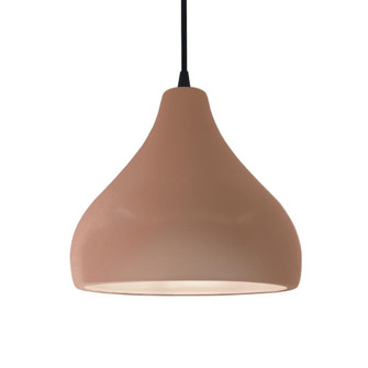 Medium Droplet LED Pendant (254|CER-6563-ADOB-MBLK-BKCD-LED1-700)