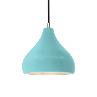 Small Droplet 1-Light Pendant (254|CER-6560-RFPL-NCKL-BKCD)