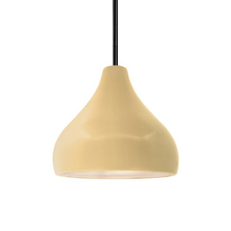 Small Droplet 1-Light Pendant (254|CER-6560-MYLW-MBLK-RIGID-LED1-700)