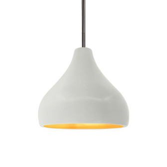 Small Droplet 1-Light Pendant (254|CER-6560-MTGD-NCKL-RIGID-LED1-700)