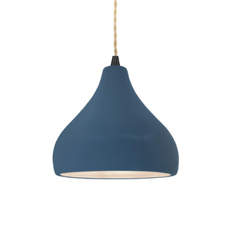 Small Droplet 1-Light Pendant (254|CER-6560-MID-MBLK-BEIG-TWST-LED1-700)