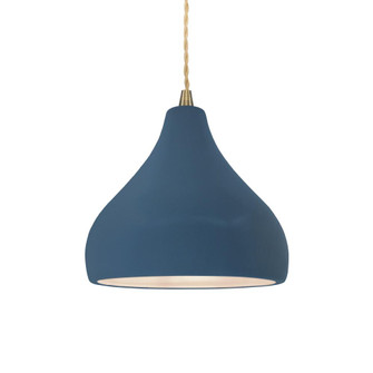 Small Droplet 1-Light Pendant (254|CER-6560-MDMT-ABRS-BEIG-TWST)