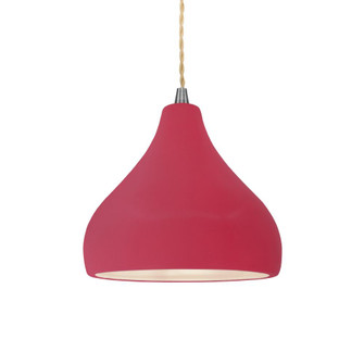Small Droplet 1-Light Pendant (254|CER-6560-CRSE-NCKL-BEIG-TWST)