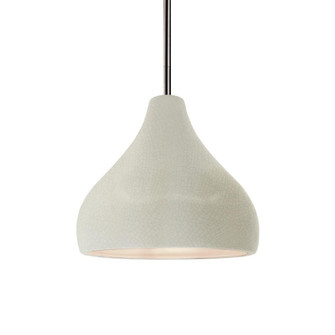 Small Droplet 1-Light Pendant (254|CER-6560-CRK-NCKL-RIGID)
