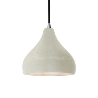 Small Droplet 1-Light Pendant (254|CER-6560-CRK-NCKL-BKCD)