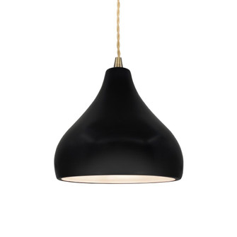Small Droplet 1-Light Pendant (254|CER-6560-CRB-ABRS-BEIG-TWST-LED1-700)