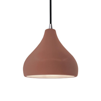 Small Droplet LED Pendant (254|CER-6560-CLAY-NCKL-BKCD-LED1-700)