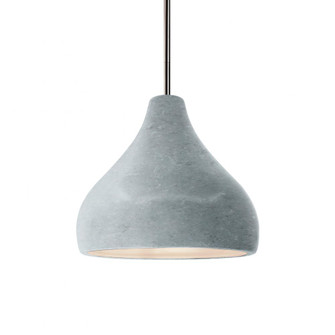Small Droplet 1-Light Pendant (254|CER-6560-CONC-NCKL-RIGID)