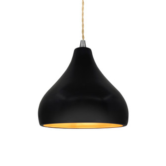 Small Droplet 1-Light Pendant (254|CER-6560-CBGD-NCKL-BEIG-TWST-LED1-700)