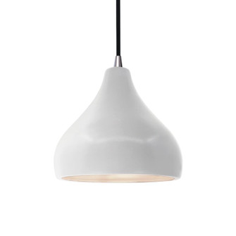 Small Droplet LED Pendant (254|CER-6560-BIS-NCKL-BKCD-LED1-700)