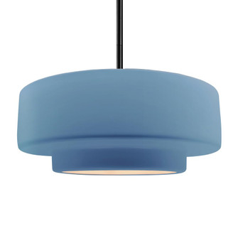 Large Tier 1-Light Pendant (254|CER-6545-SKBL-MBLK-RIGID-LED1-700)