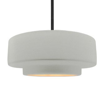 Large Tier 1-Light Pendant (254|CER-6545-MTGD-MBLK-RIGID-LED1-700)