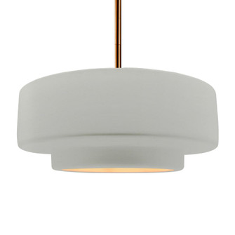 Large Tier 1-Light Pendant (254|CER-6545-MTGD-BRSS-RIGID-LED1-700)