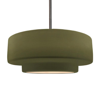 Large Tier 1-Light Pendant (254|CER-6545-MGRN-NCKL-RIGID-LED1-700)
