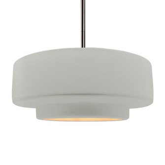 Large Tier 1-Light Pendant (254|CER-6545-MTGD-NCKL-RIGID)