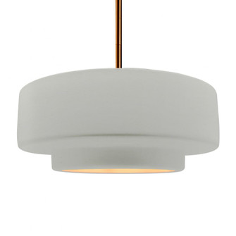 Large Tier 1-Light Pendant (254|CER-6545-MTGD-BRSS-RIGID)