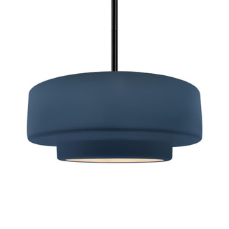 Large Tier 1-Light Pendant (254|CER-6545-MID-MBLK-RIGID)