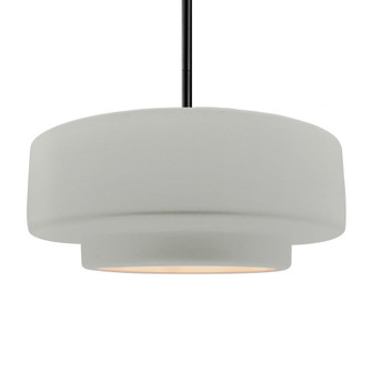 Large Tier 1-Light Pendant (254|CER-6545-MAT-MBLK-RIGID)