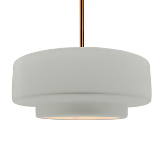 Large Tier 1-Light Pendant (254|CER-6545-MAT-BRSS-RIGID)