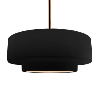 Large Tier 1-Light Pendant (254|CER-6545-CRB-BRSS-RIGID-LED1-700)