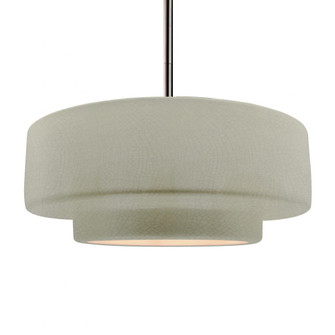 Large Tier 1-Light Pendant (254|CER-6545-CKC-NCKL-RIGID)
