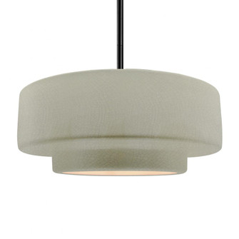 Large Tier 1-Light Pendant (254|CER-6545-CKC-MBLK-RIGID)