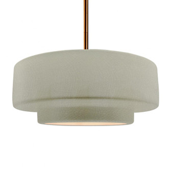 Large Tier 1-Light Pendant (254|CER-6545-CKC-BRSS-RIGID)