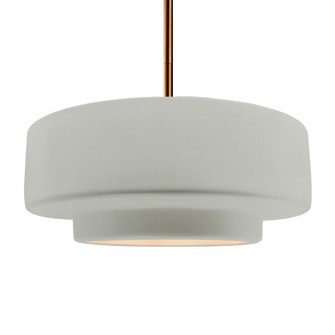 Large Tier 1-Light Pendant (254|CER-6545-BIS-BRSS-RIGID)